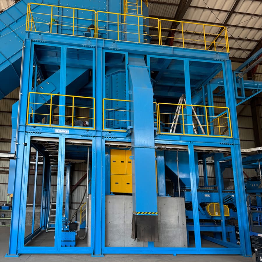 防音ブースフレーム事例（粉砕機）