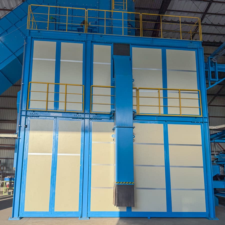 防音ブースフレーム事例（粉砕機）