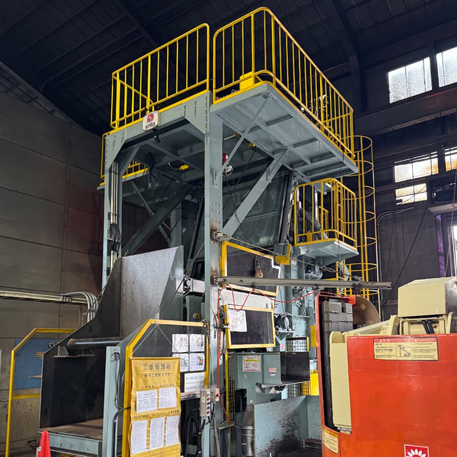 防音ブース用フレーム事例（ショットブラスト）